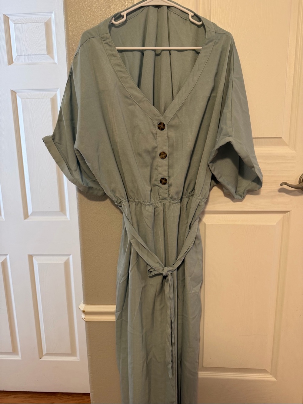 SHEIN Light Sage Green dress Top
